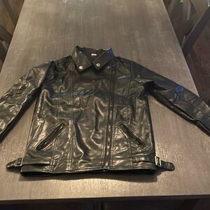 Girls Faux leather jacket